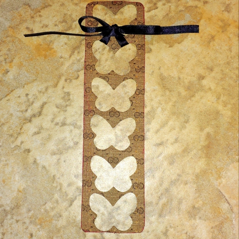 Authentic canvas bookmark